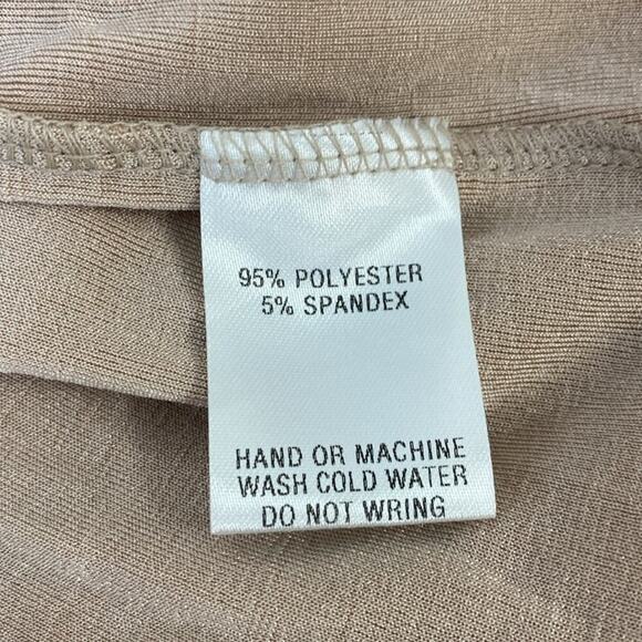 Fashion Nova Slinky Pant Set 2X Beige - Picture 13 of 15